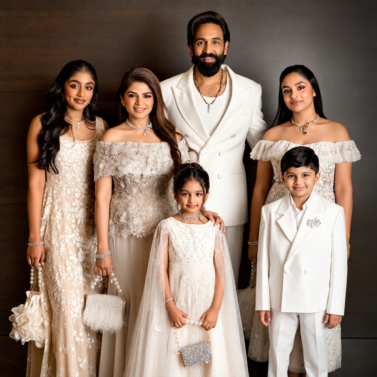 Viranica Manchu with her family