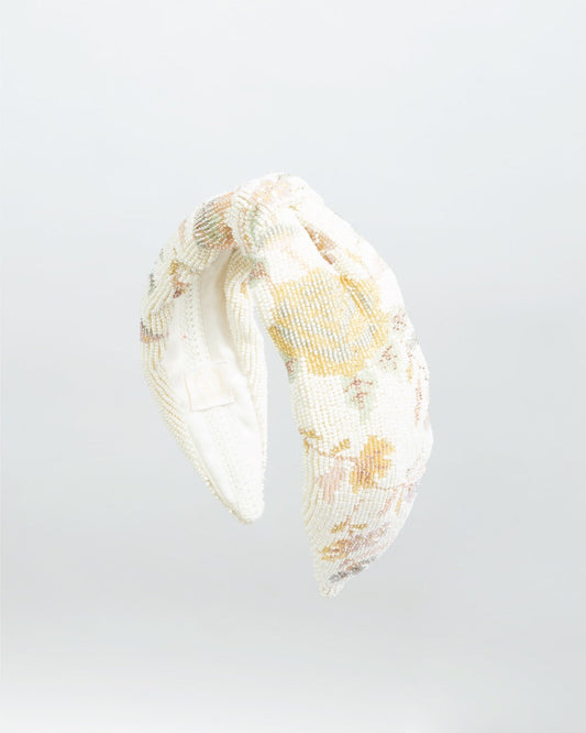 Aura (White) Headband | Haute Couture by Maison Ava Maison Ava