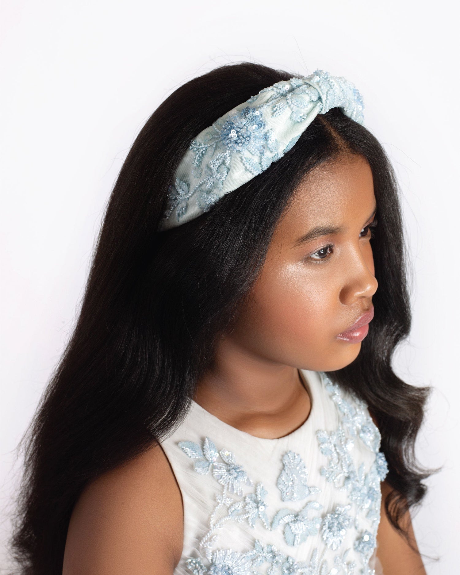 Coralie headband (blue) Maison Ava