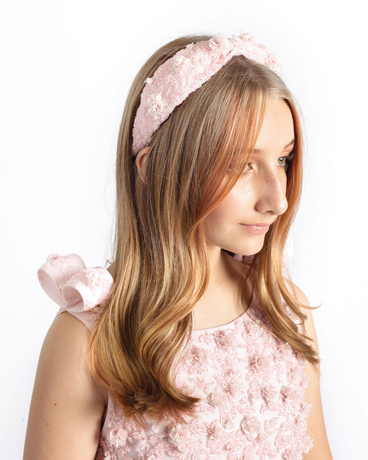 Florentina Headband (Pink) Maison Ava