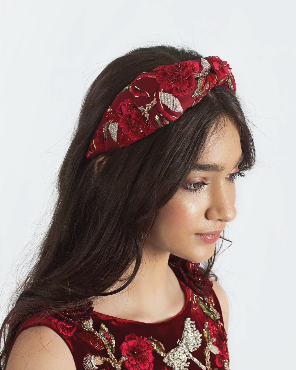 Rosen Headband (red) Maison Ava